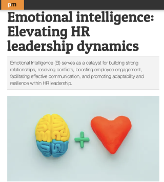 Emotional intelligence: Elevating HR leadership dynamics